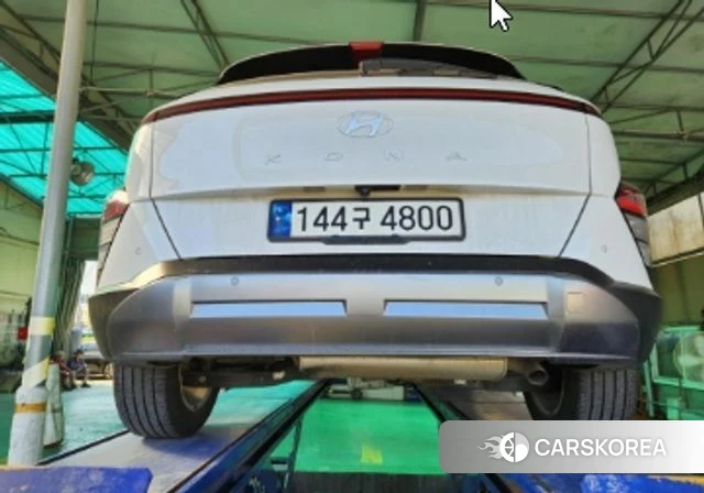 Hyundai Kona Hybrid (SX2) 2023 Белый из Кореи, фото 2