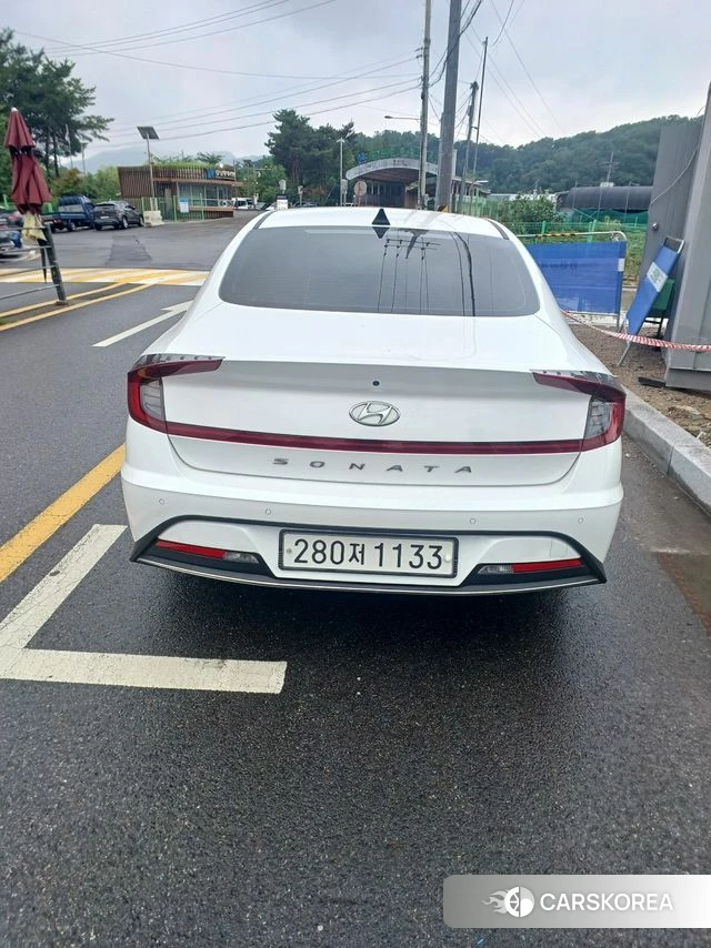 Hyundai Sonata (DN8) 2019 Жемчужный цвет из Кореи, фото 2
