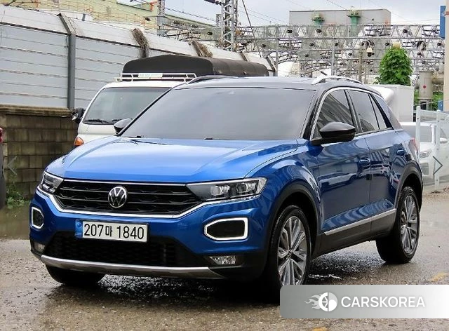 Volkswagen T-Roc 2022 Синий из Кореи, фото 2