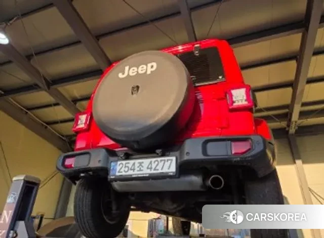 Jeep Wrangler (JL) 2021 Красный из Кореи, фото 2