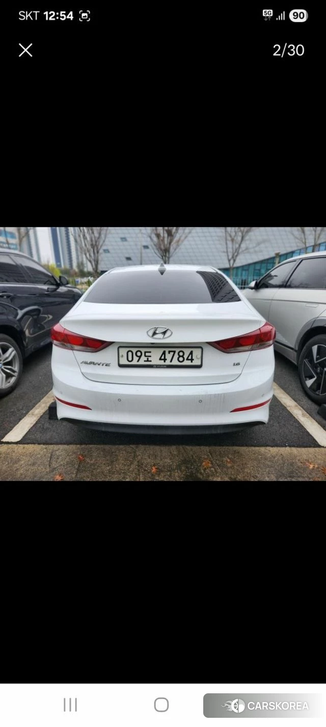 Hyundai Avante AD id 3937048 из Кореи 10