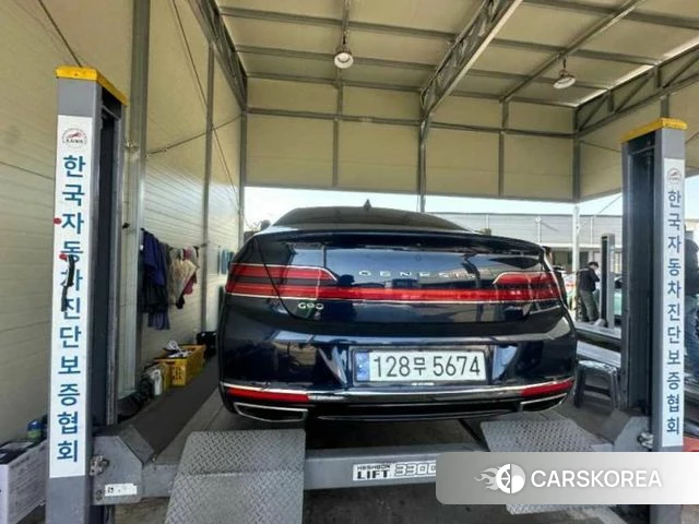 Genesis G90 2021 Синий из Кореи, фото 2