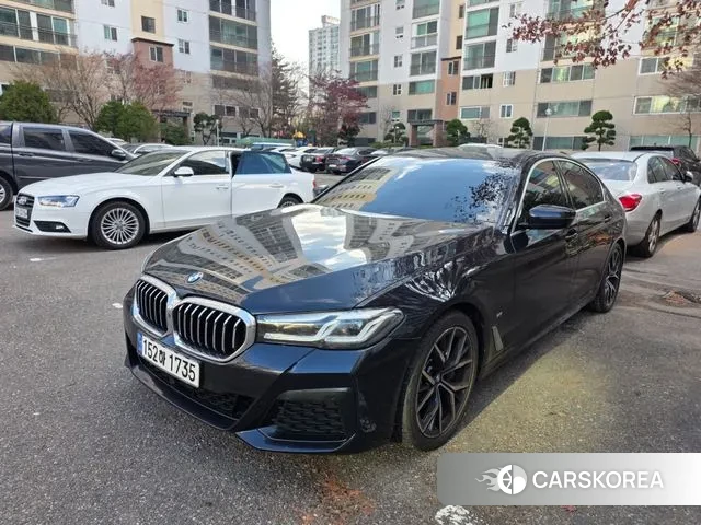 BMW 5 Series (G30) 2021 Черный из Кореи, фото 3