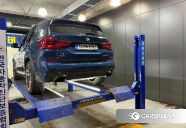 BMW X3 (G01) 2021 Синий из Кореи, фото 2