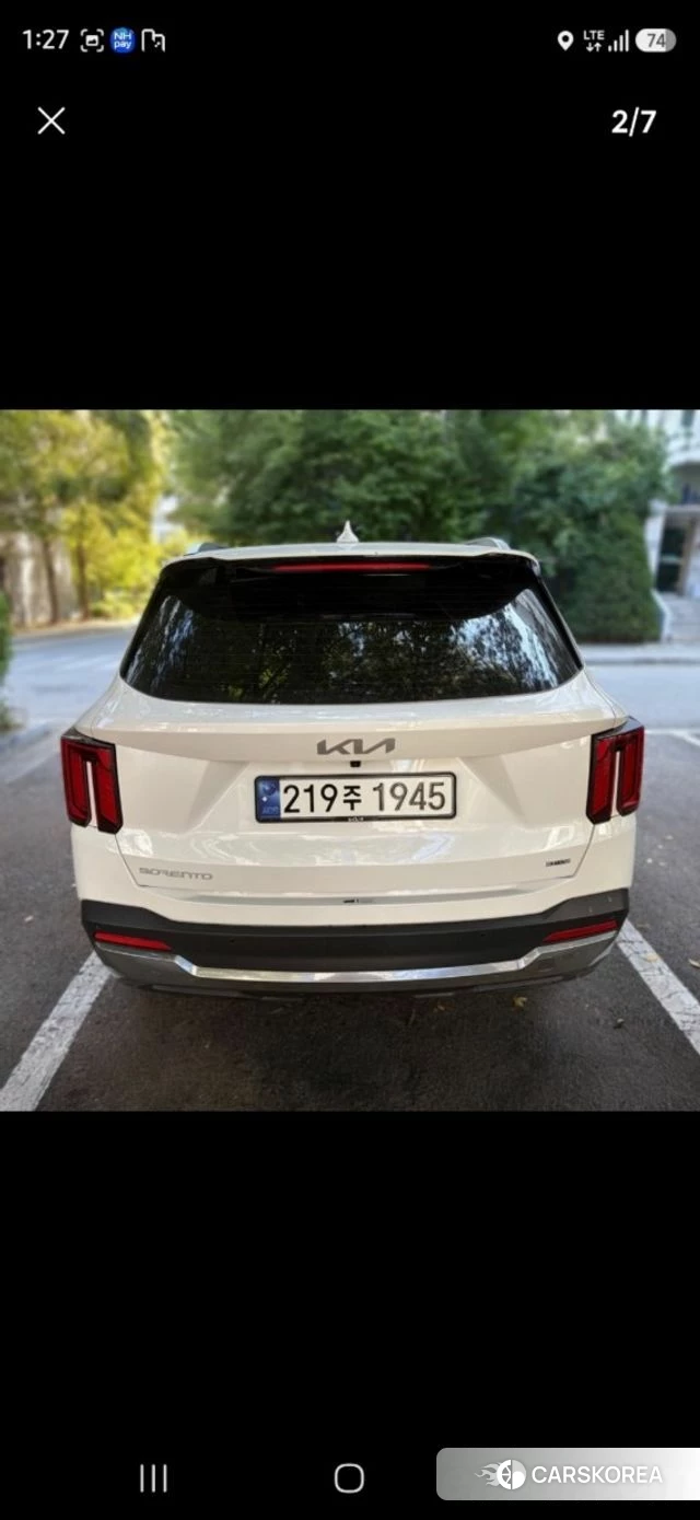 Kia The New Sorento 4th Generation 2025 Белый из Кореи, фото 2