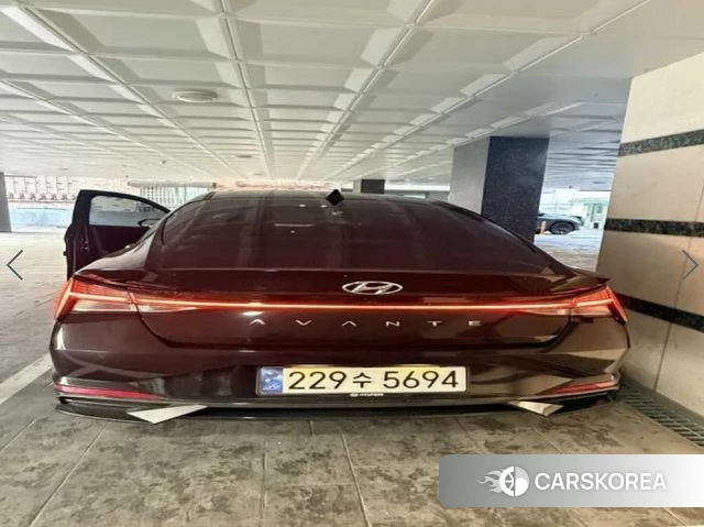 Hyundai Avante (CN7) 2020 Черный из Кореи, фото 4