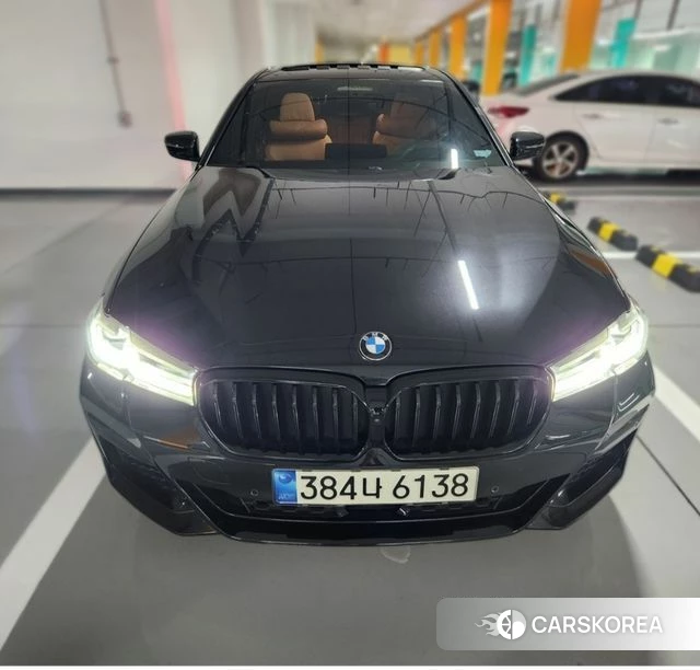 BMW 5 Series (G30) 2021 Черный из Кореи, фото 3