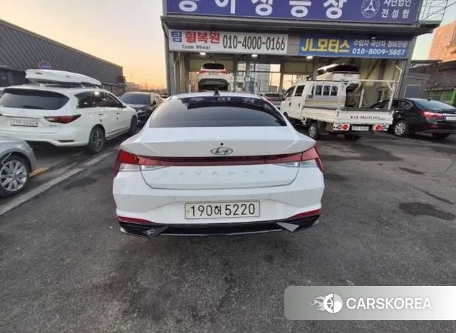 Hyundai Avante (CN7) 2021 Белый из Кореи, фото 2