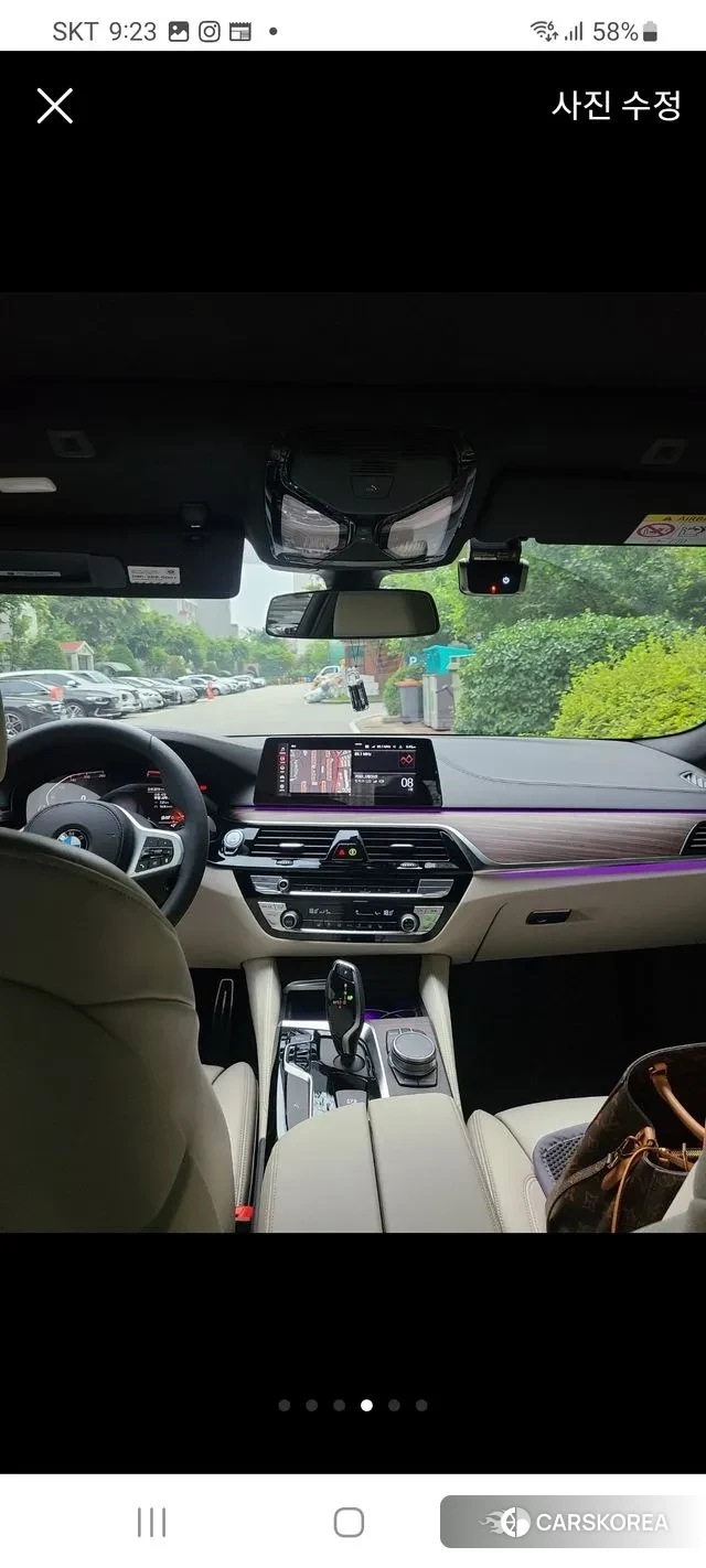 BMW 5 Series (G30) 2020 Синий из Кореи, фото 2