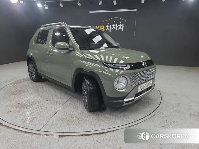 Hyundai Casper 2023 Темно-зеленый из Кореи, фото 2