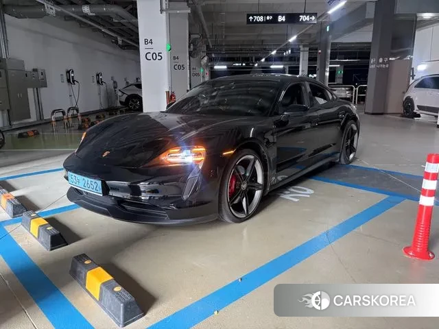 Porsche Taycan 2021 Синий из Кореи, фото 3