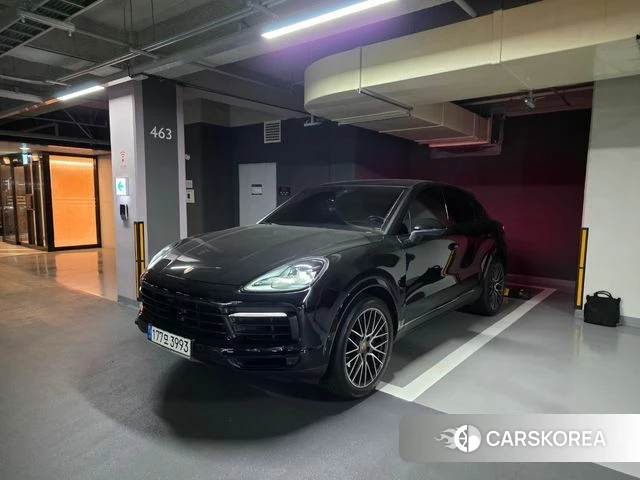 Porsche Cayenne (PO536) 2022 Черный из Кореи, фото 3