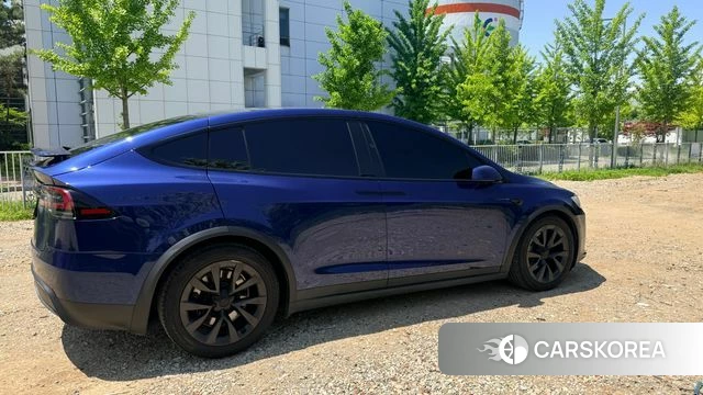 Tesla Model X 2023 Синий из Кореи, фото 2