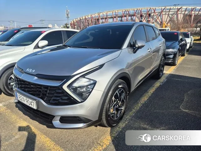 Kia Sportage 5th Generation 2022 Серебристо-серый из Кореи, фото 2