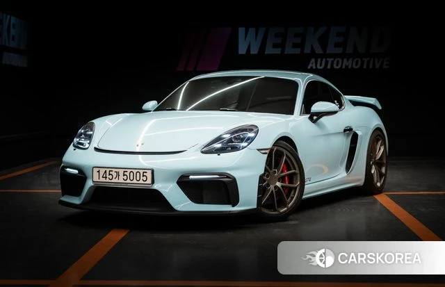 Porsche 718 Cayman 2022 Желтый из Кореи, фото 2