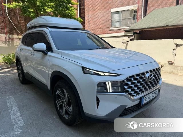 Hyundai The New Santa Fe 2021 Белый из Кореи, фото 3