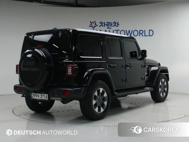 Jeep Wrangler (JL) 2021 Черный из Кореи, фото 2