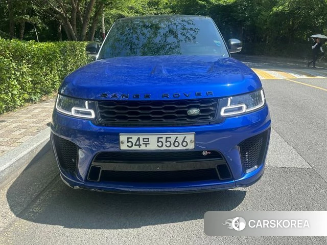 Land Rover Range Rover Sport 2nd Generation 2018 Синий из Кореи, фото 2