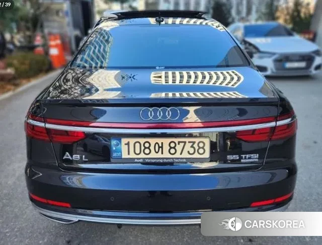 Audi A8 (D5) 2021 Черный из Кореи, фото 2