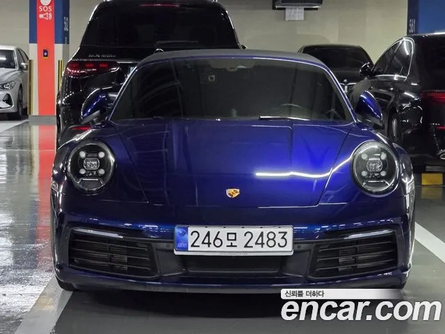 Porsche 911(992) 2020 Синий из Кореи, фото 4