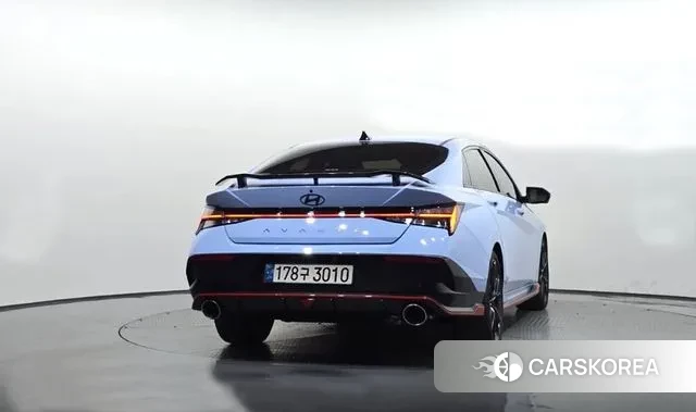 Hyundai The New Avante (CN7) 2024 Небесно-голубой из Кореи, фото 6