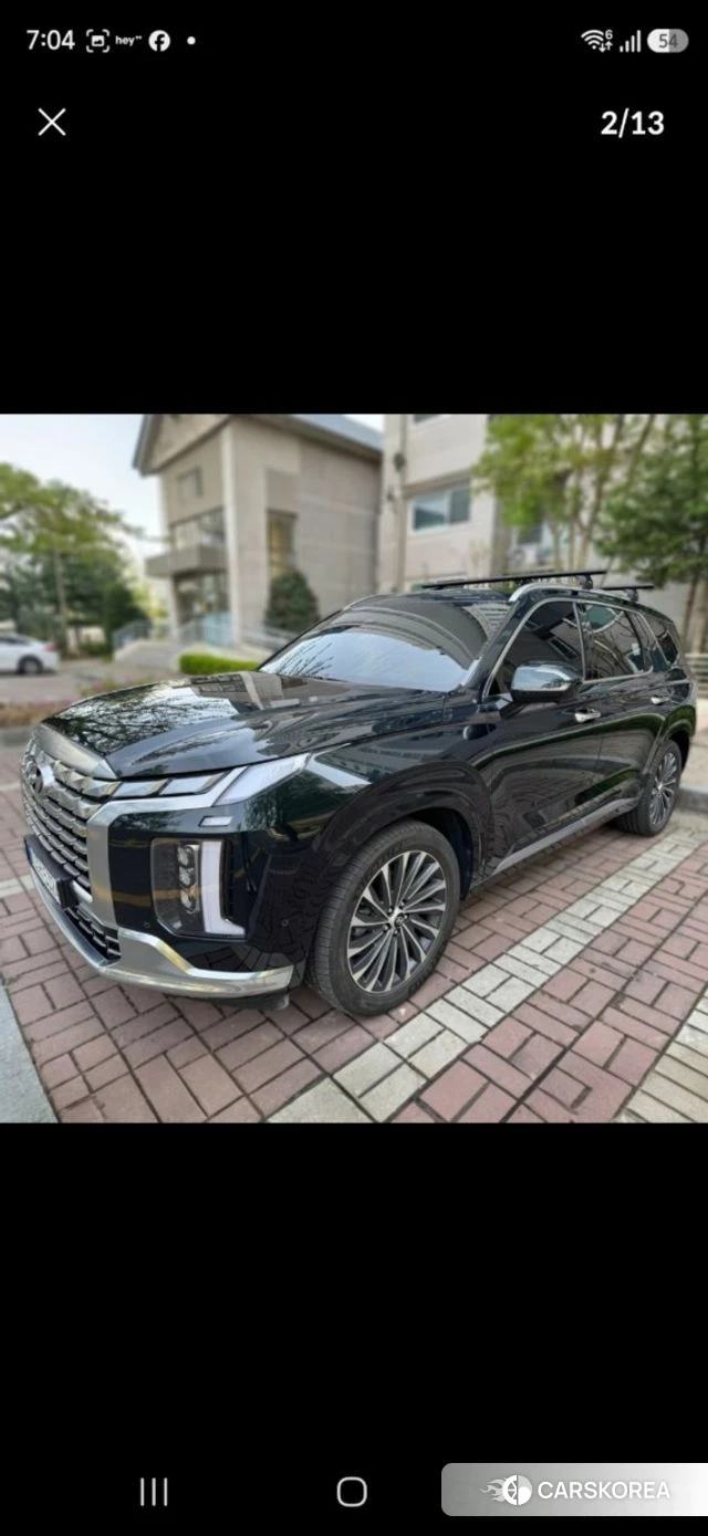 Hyundai The New Palisade 2023 Темно-зеленый из Кореи, фото 2