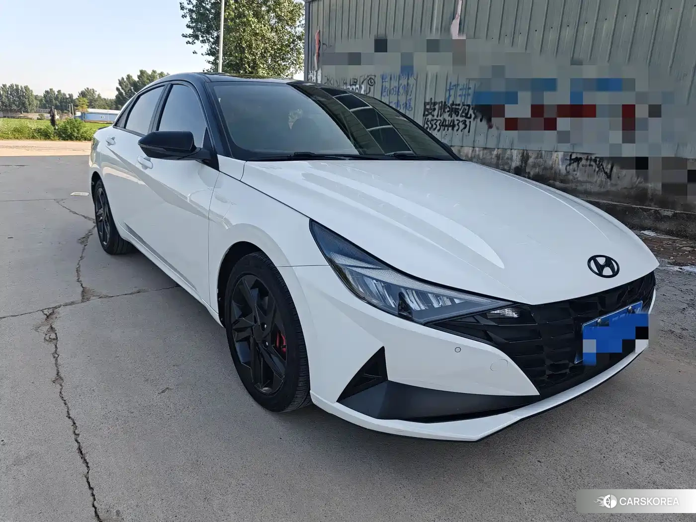 Hyundai Elantra 2022 Белый из Китая, фото 2
