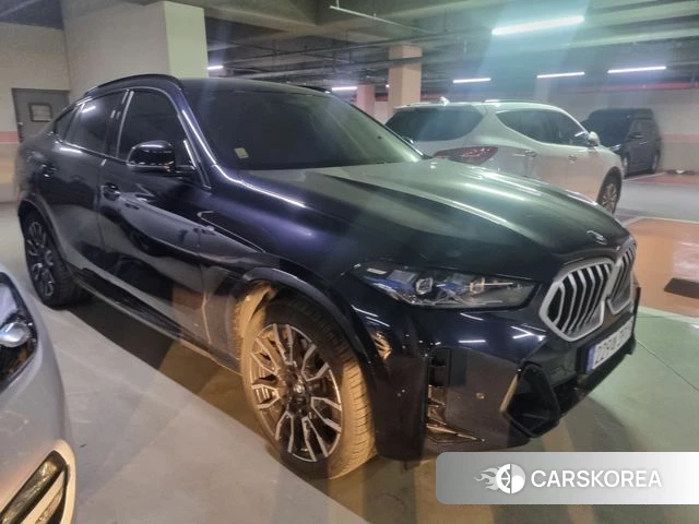 BMW X6 (G06) 2024 Черный из Кореи, фото 2