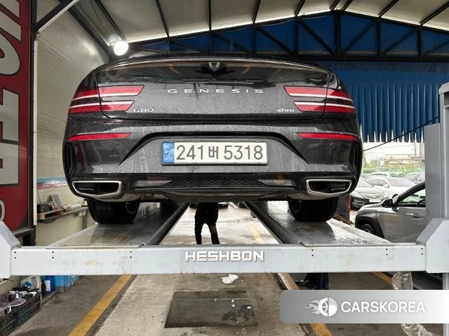Genesis G80 (RG3) 2022 Черный из Кореи, фото 2
