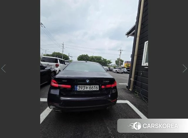 BMW 5 Series (G30) 2022 Черный из Кореи, фото 2
