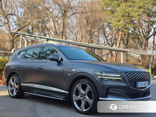 Genesis GV80 2021 Темно-зеленый из Кореи, фото 3