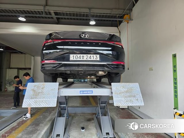 Hyundai Avante (CN7) 2020 Черный из Кореи, фото 2