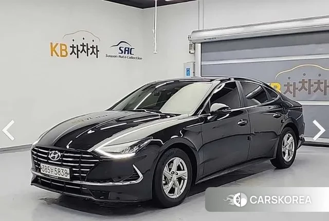 Hyundai Sonata (DN8) 2019 Черный из Кореи, фото 2