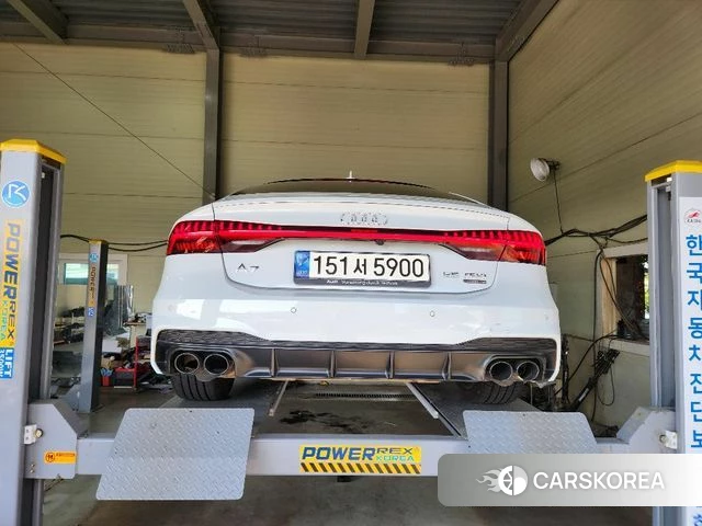 Audi A7 (4K) 2022 Белый из Кореи, фото 2