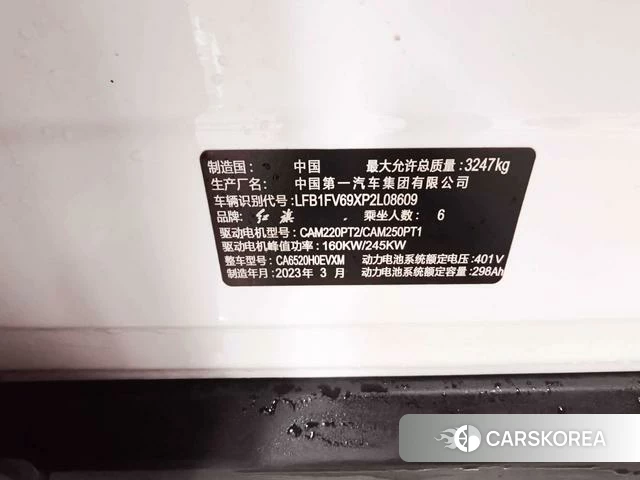 Red flag E-HS9 id 3920463 из Китая 12