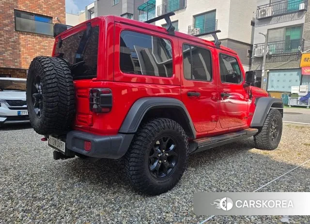 Jeep Wrangler (JL) 2020 Красный из Кореи, фото 2