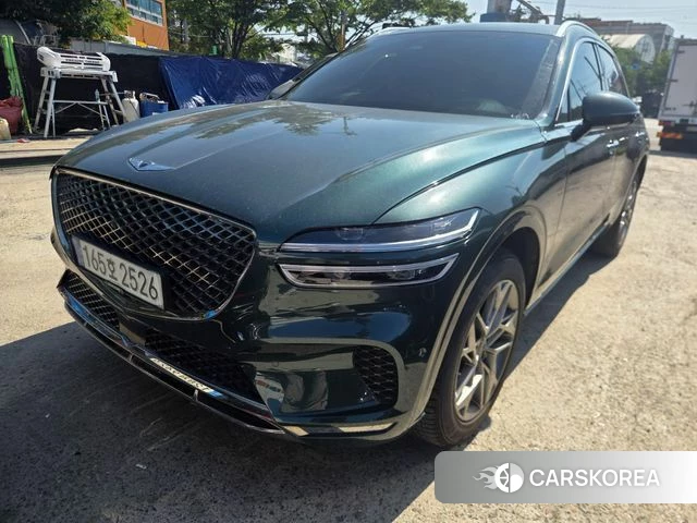 Genesis GV70 2021 Темно-зеленый из Кореи, фото 2