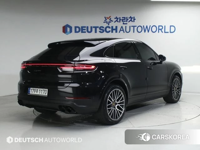 Porsche Cayenne (PO536) 2022 Черный из Кореи, фото 2