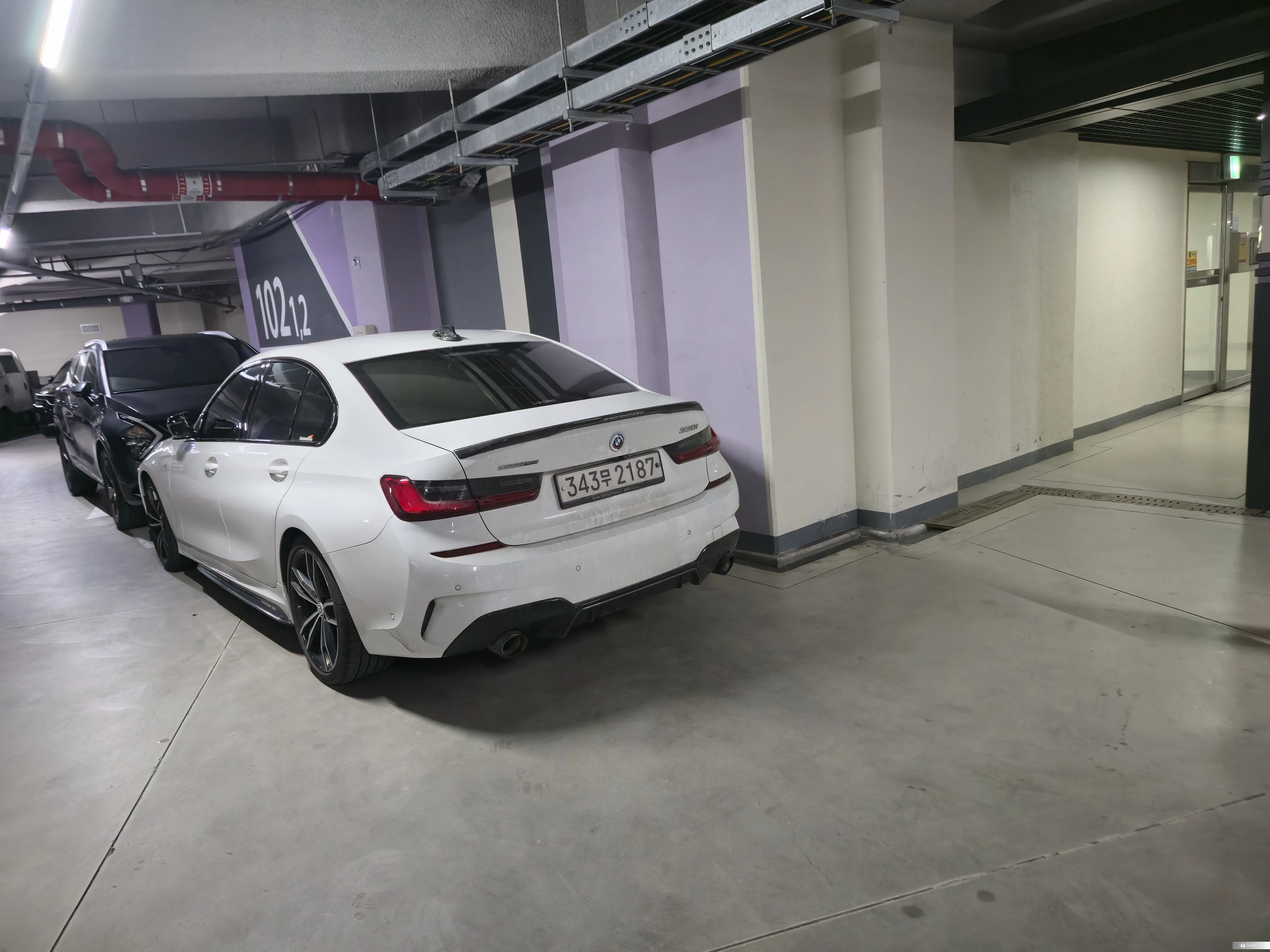 BMW 3 Series (G20) 2019 Белый из Кореи, фото 2