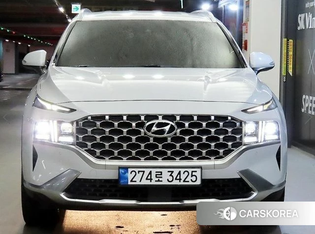 Hyundai The New Santa Fe 2020 Серебристо-серый из Кореи, фото 2