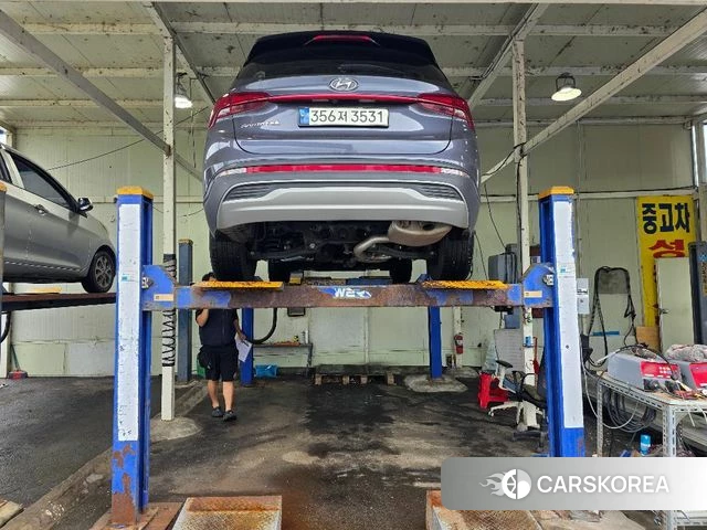 Hyundai The New Santa Fe 2021 Синий из Кореи, фото 2