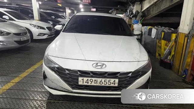 Hyundai Avante (CN7) 2021 Белый из Кореи, фото 2