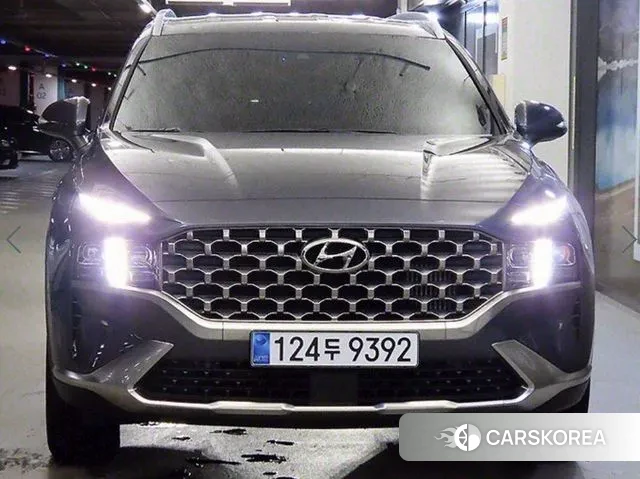 Hyundai The New Santa Fe 2022 Синий из Кореи, фото 2