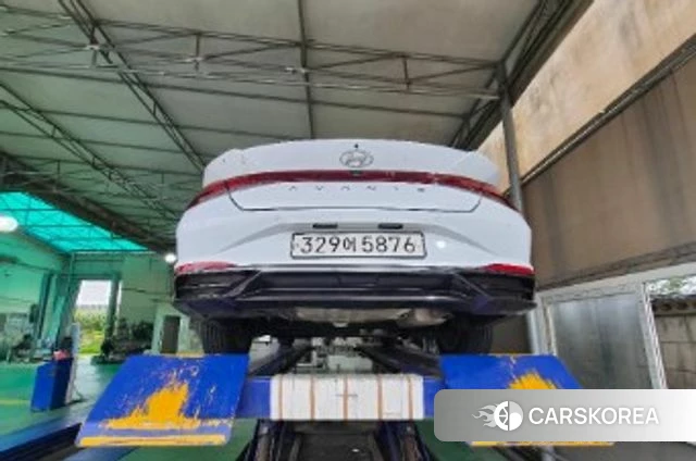 Hyundai Avante (CN7) 2022 Белый из Кореи, фото 2