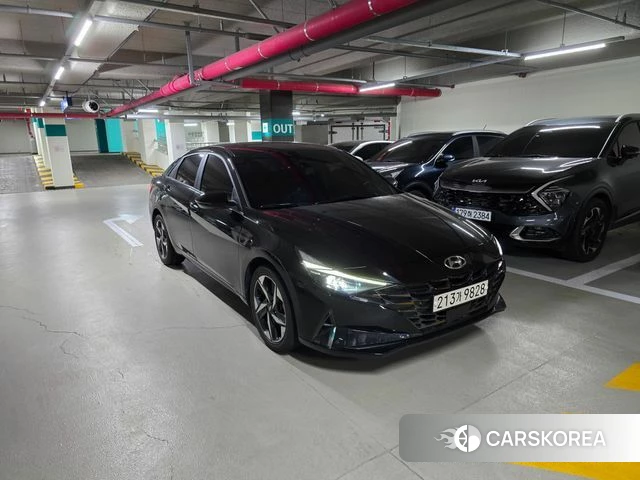 Hyundai Avante (CN7) 2020 Черный из Кореи, фото 2