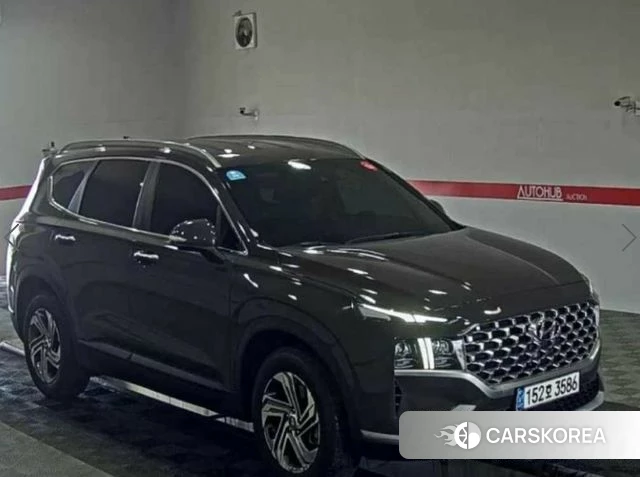 Hyundai The New Santa Fe 2021 Серебристо-серый из Кореи, фото 2