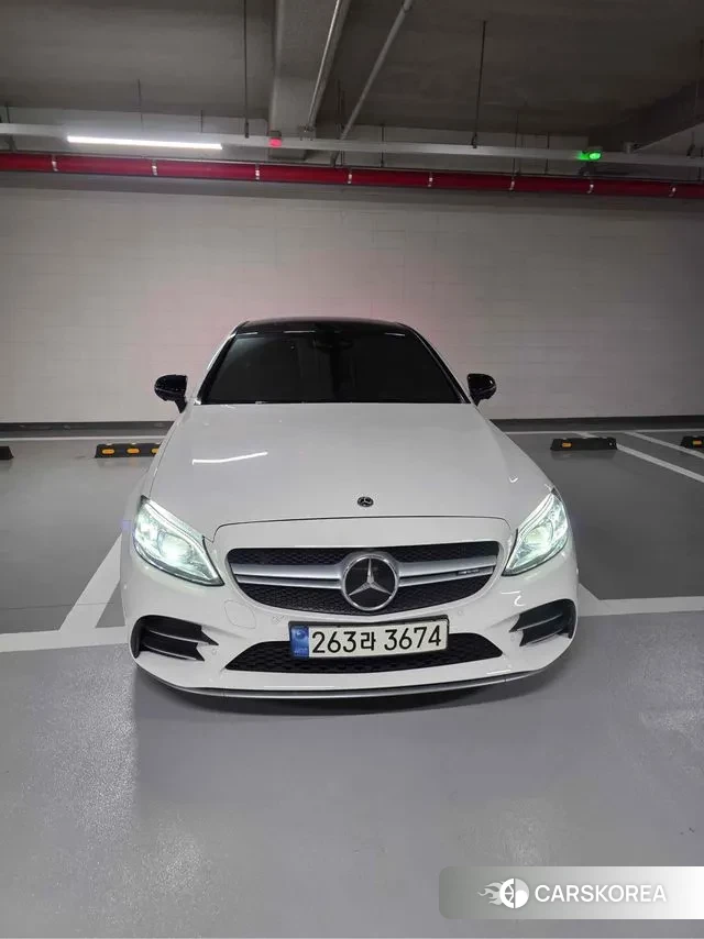 Mercedes-Benz C-Class W205 2023 Белый из Кореи, фото 2