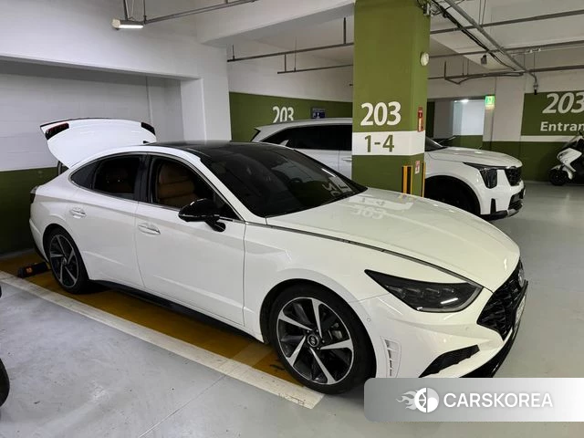 Hyundai Sonata (DN8) 2021 Белый из Кореи, фото 2