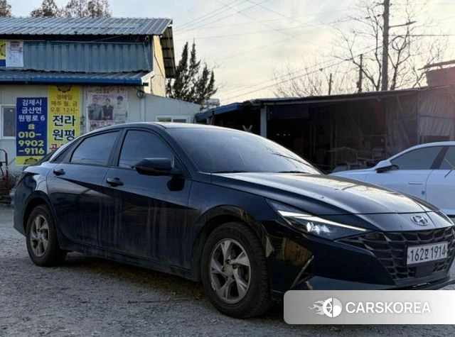 Hyundai Avante (CN7) 2021 Черный из Кореи, фото 3