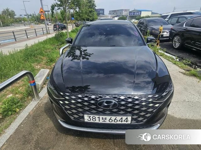 Hyundai The New Grandeur IG Hybrid 2021 Черный из Кореи, фото 6